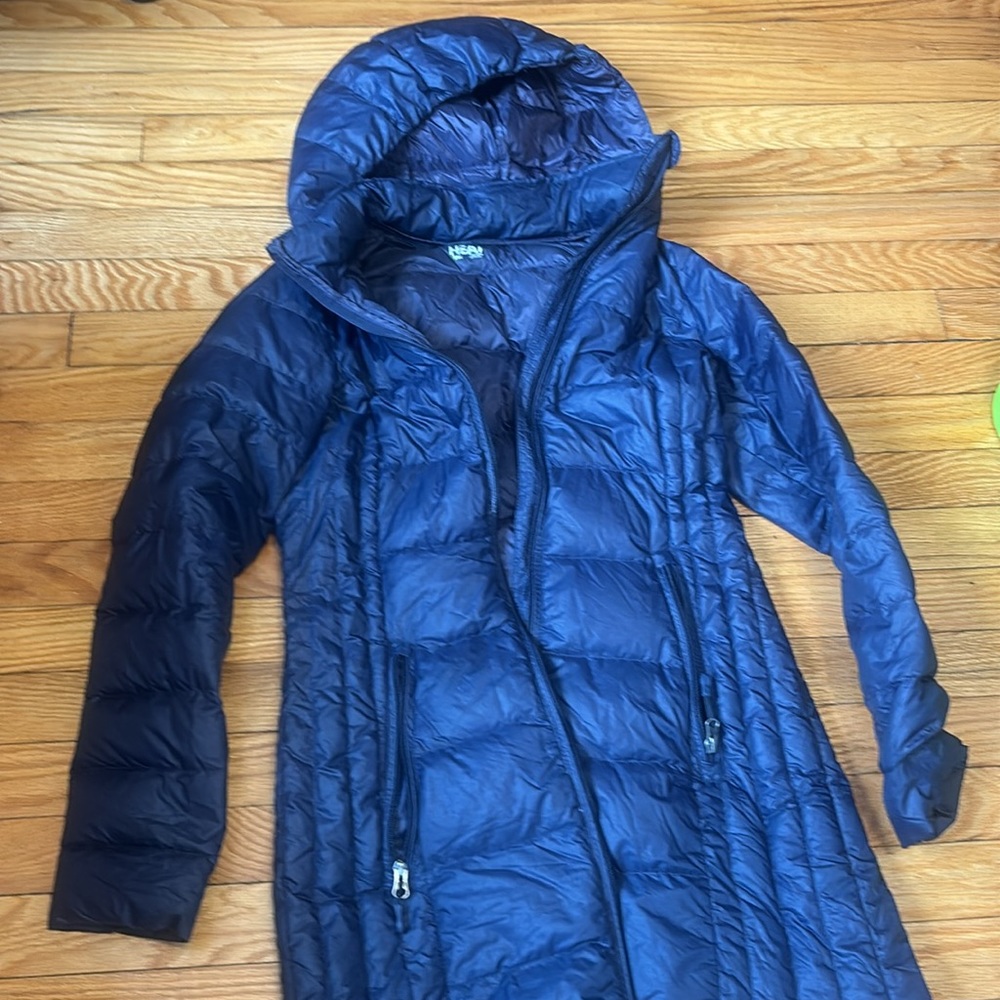 Heat Navy Packable Lightweight Down Jacket - image 3